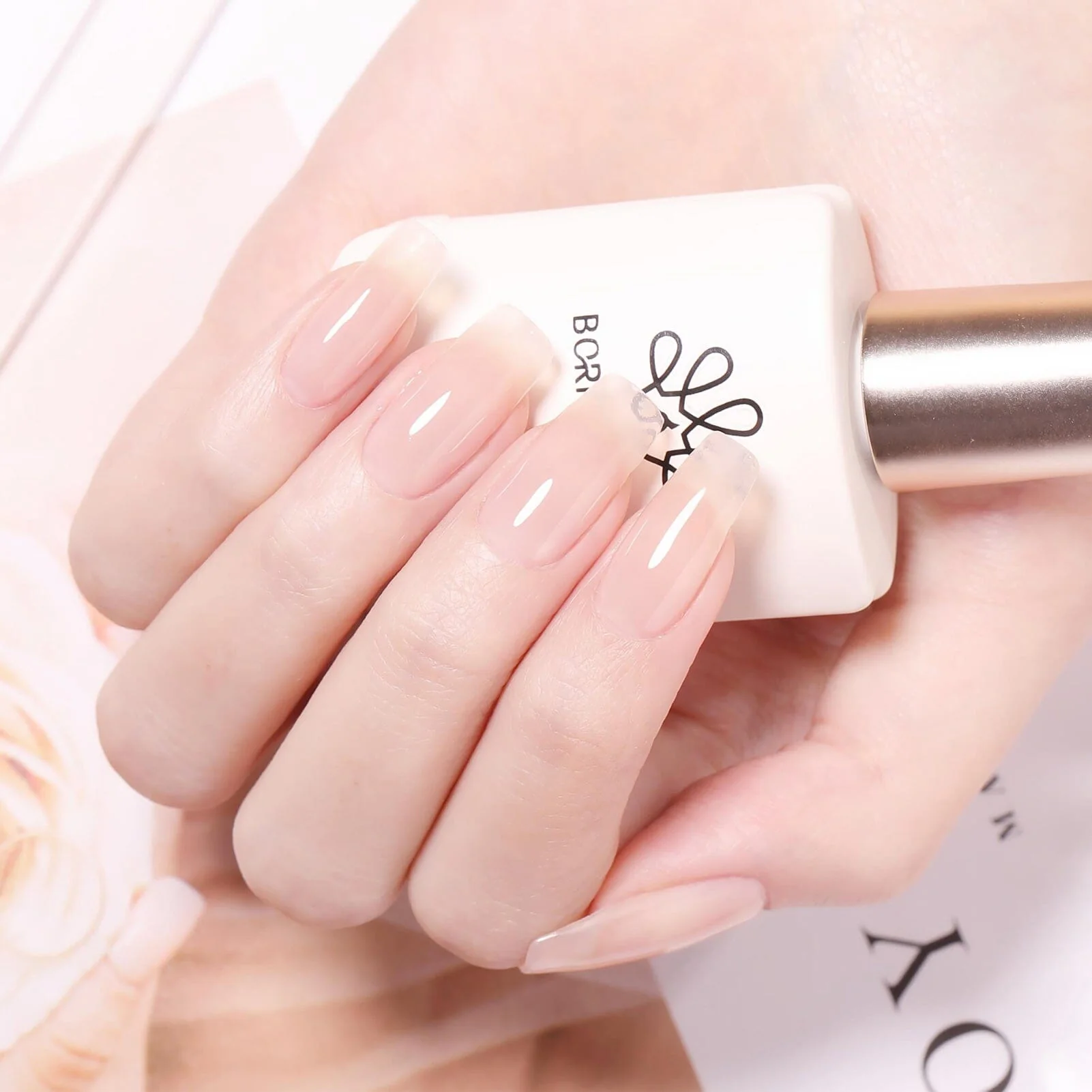 [US ONLY] Nude Semi Jelly Gel Polish #02 15ml - Image 2