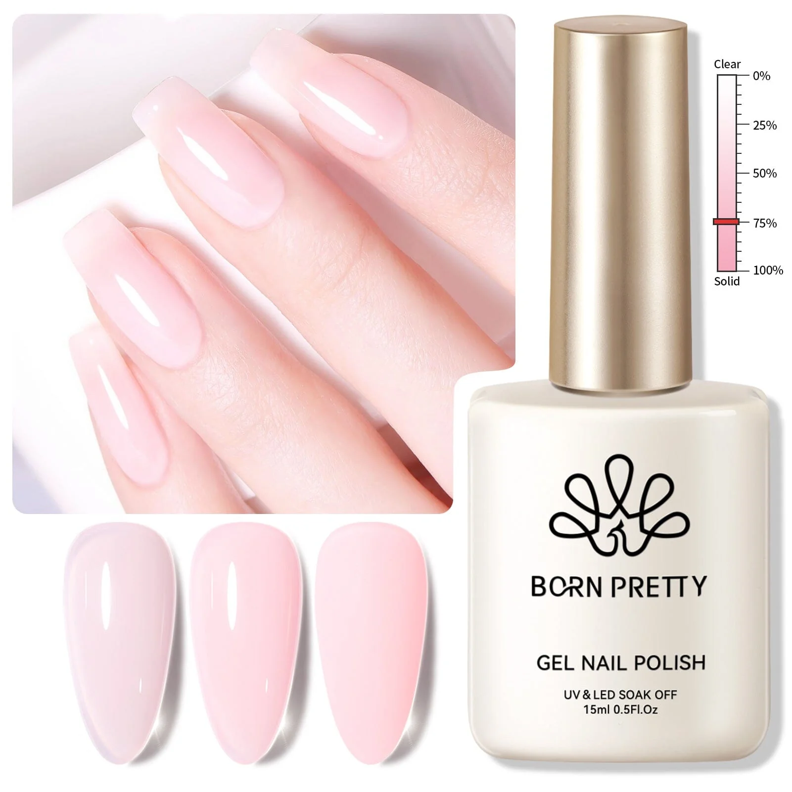 [US ONLY] Pink Milky Jelly Gel #03 15ml