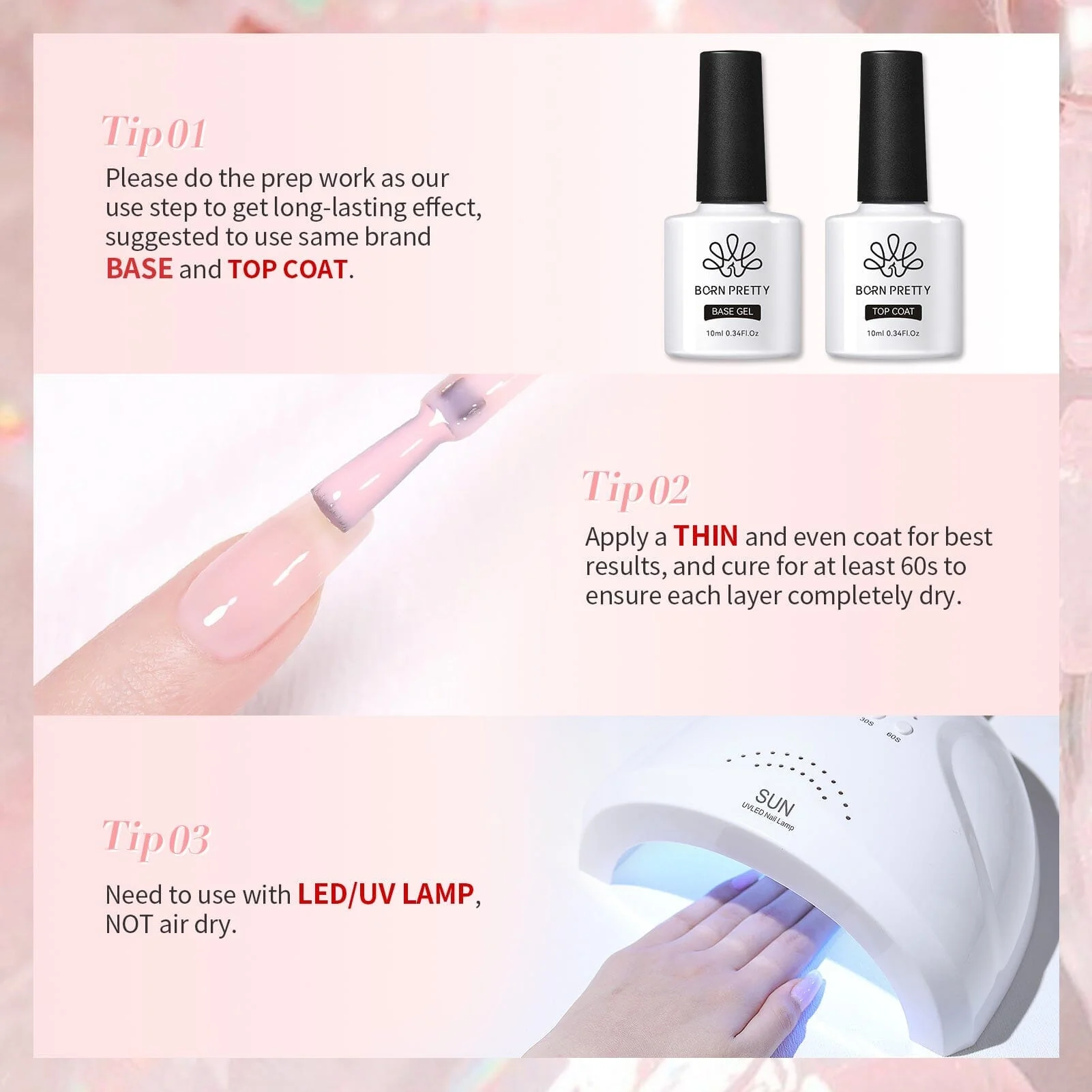 [US ONLY] Pink Milky Jelly Gel #03 15ml - Image 8