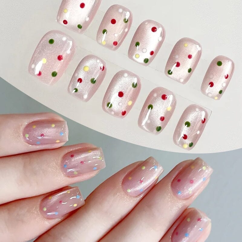 Water Light Cat Magnetic Gel Polish Polka Dots 10ml - Image 4