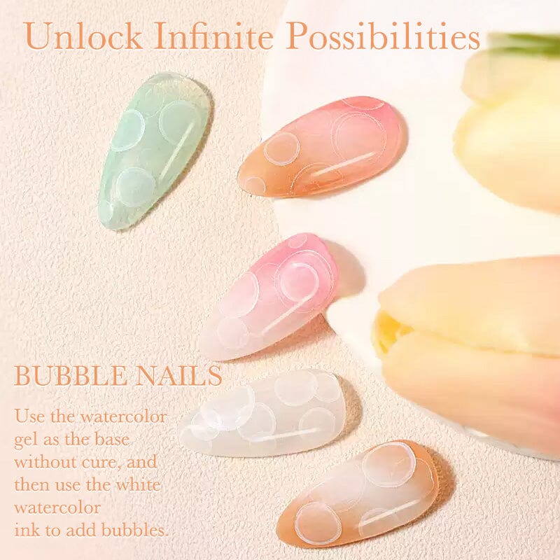 Watercolor Blooming Nail Polish 15ml - Image 4