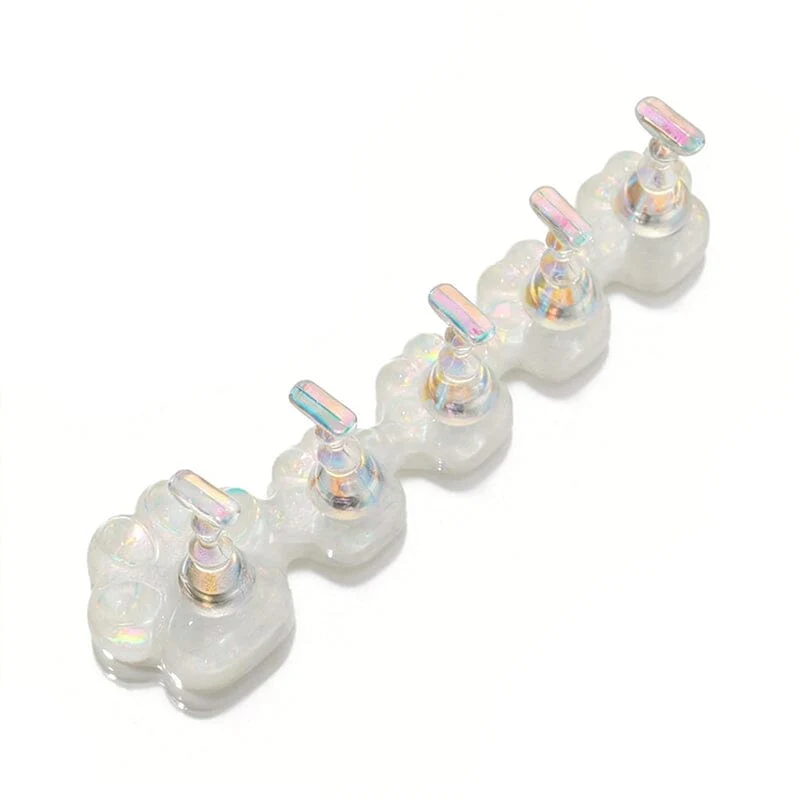 White Cat Claw Nail Stand