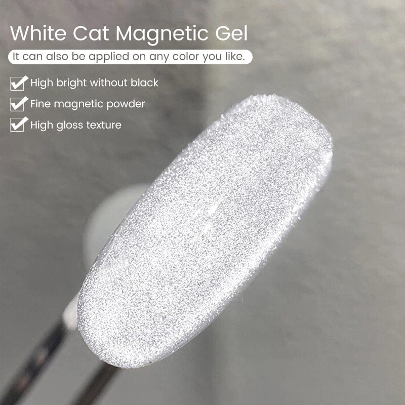 White Cat Magnetic Gel 15ml - Image 10