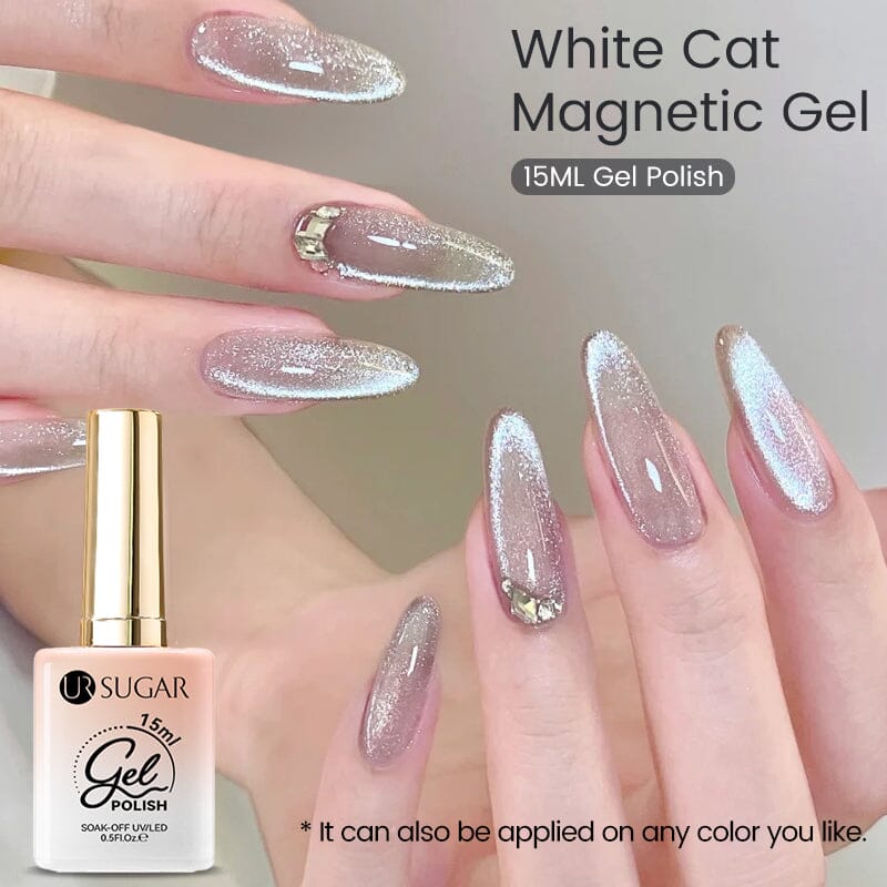White Cat Magnetic Gel 15ml - Image 5