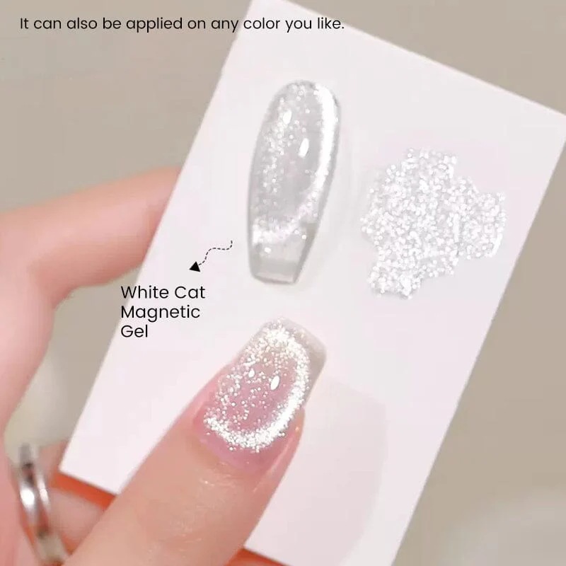 White Cat Magnetic Gel 15ml - Image 9