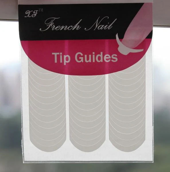 White French Tip Guides 3D Nail Stickers - Image 2