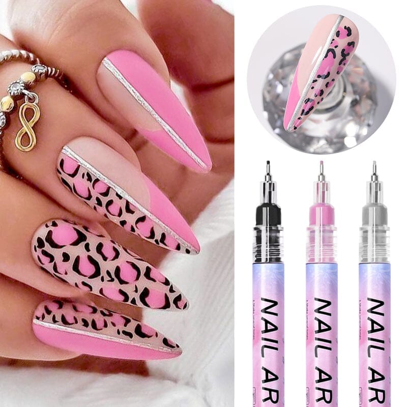 Black Nail Art Drawing Pen - Image 10