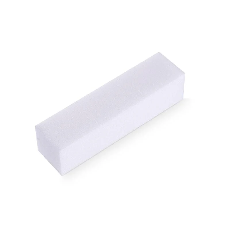 White Nail Buffer Sanding Block