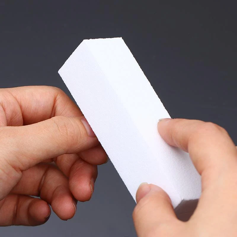 White Nail Buffer Sanding Block - Image 2