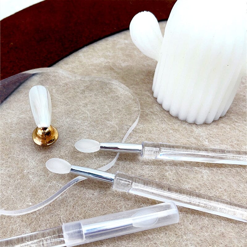 White Silicone Applicator Brush - Image 3