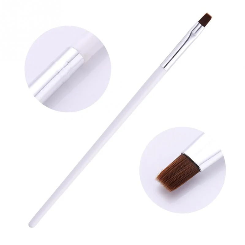 White UV Gel Nail Brush
