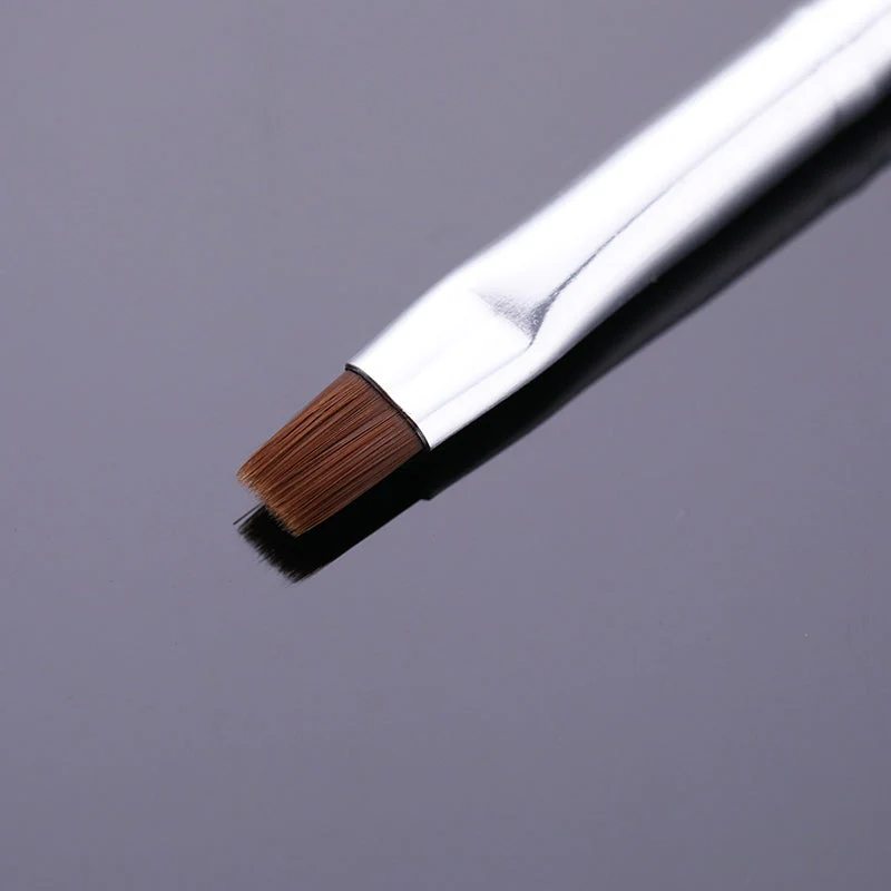 White UV Gel Nail Brush - Image 6