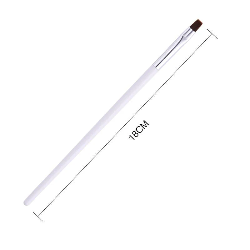 White UV Gel Nail Brush - Image 7