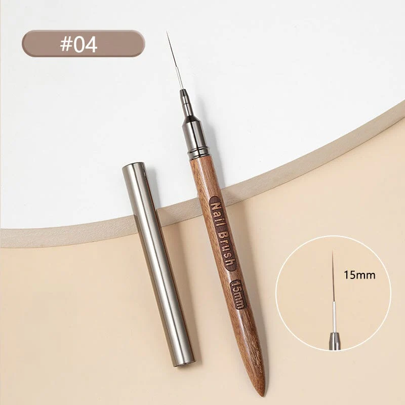 Wooden Handle Nail Liner Brush - Image 17